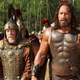 John Hurt and The Rock in Hercules